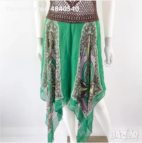 BCBGMaxAzria винтидж копринена рокля, снимка 11 - Рокли - 55672207