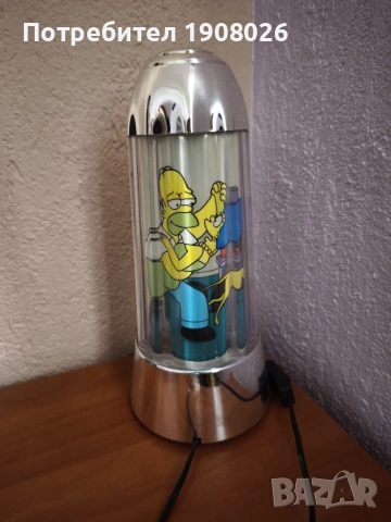колекционерска 3D лампа The Simpsons (2002 г.) – оригинална!, снимка 6 - Колекции - 55229708