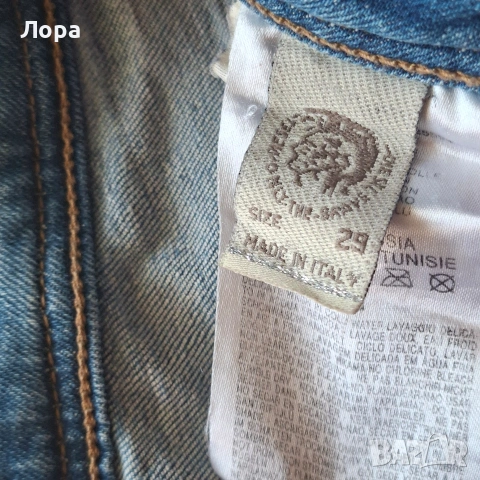 Дамски дънкови панталони DIESEL , снимка 4 - Къси панталони и бермуди - 54665266