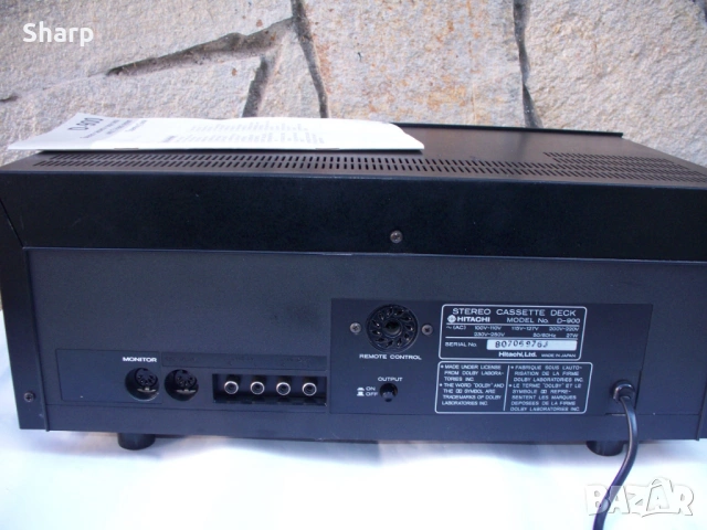Hitachi D-900 U.M., снимка 7 - Декове - 53969512