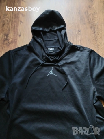 NIKE Jordan Therma Protect - страхотно мъжки горнище Л КАТО НОВО, снимка 5 - Спортни дрехи, екипи - 54810000
