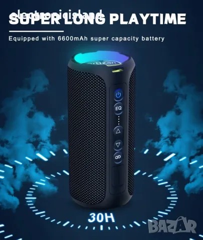 Чисто нова преносимa Bluetooth колонка Ortizan X8 Pro с 40W стерео звук, SD карта, AUX, снимка 5 - Bluetooth тонколони - 55672190
