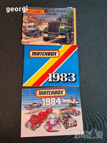 три ретро каталога Matchbox 1982,1983, 2984г. 31/6