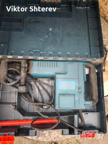 Къртач VION E11 1500W 25J с куфар | SDS-Max | Мощен къртач за бетон, снимка 3 - Къртачи - 55068341