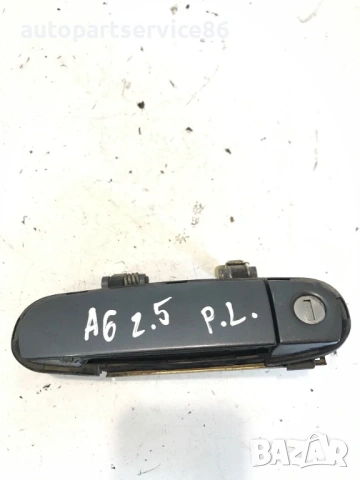Външна дръжка на предна лява врата сива за Audi A6 (1997-2002) 4B1837885A