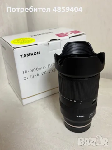 Tamron 18-300mm f/3.5-6.3 DI III-A VC VXD - Sony E със филтър Tamron UV Filter 67mm