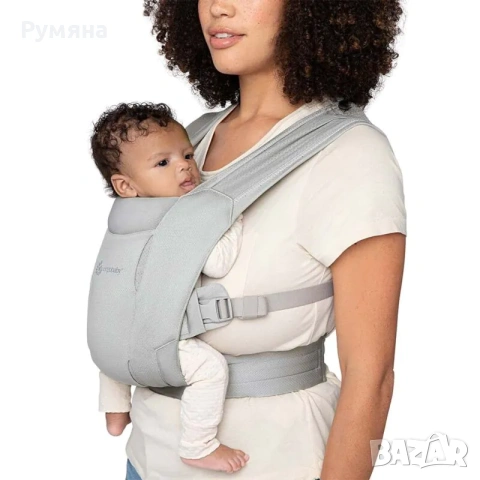 Ергономична раница за бебе ERGOBABY EMBRACE SOFT AIR , снимка 3 - Кенгура и ранички - 55279714