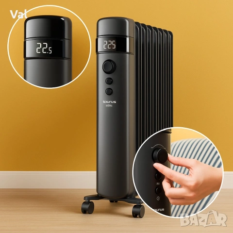 Маслен радиатор - Agadir, 1500 Smart WIFI, снимка 2 - Радиатори - 55005169