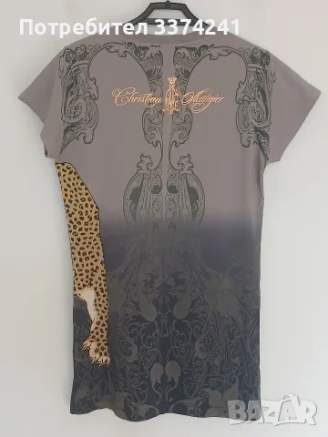 Дамска блуза Christian Audigier, снимка 6 - Тениски - 55693944