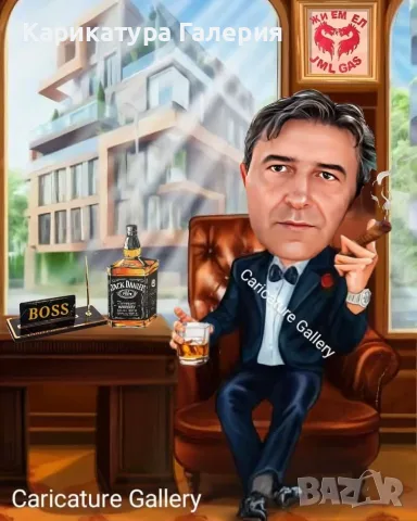Дигитални Карикатури Портрет Ръчна Рисувана Карикатура Подарък Рожден ден Юбилей Двойка Картини , снимка 7 - Подаръци за рожден ден - 55639131