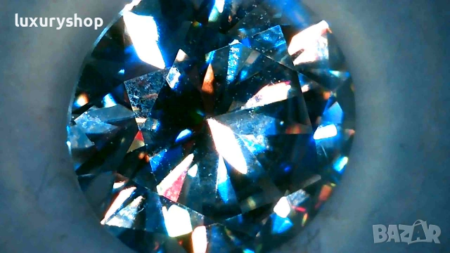 Диамант, Moissanite Brilliance, със сертификат, гравиран номер на камъка -50 ЕВРО - 2 карата, снимка 15 - Бижутерийни комплекти - 55082781