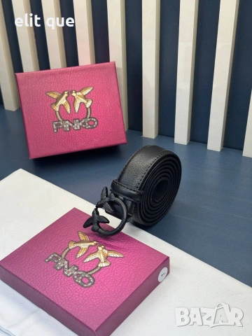 колан от естествена кожа в кутия pinko 3см