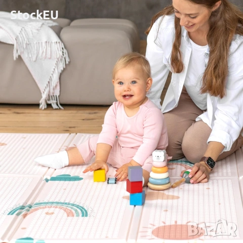   Детски килим за игра Sweety Fox Baby Mat 150x180см Бебешка подложка Сгъваемо килимче
