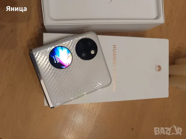 Продавам Huawei p50 pocket, снимка 2 - Телефони с две сим карти - 55595756