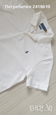 POLO Ralph Lauren Pique Cotton Slim Fit Stretch Mesh Mens Size XL ОРИГИНАЛ! Мъжка Тениска!
