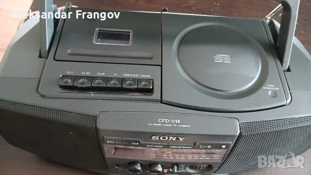 SONY CFD - V 14 CD RADIO CASSETTE - CORDER , снимка 3 - Радиокасетофони, транзистори - 55388095