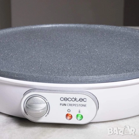 Уред за палачинки Cecotec Fun Crepestone, 1000 W, Незалепващо покритие, 30.5 см, снимка 4 - Котлони - 55071081