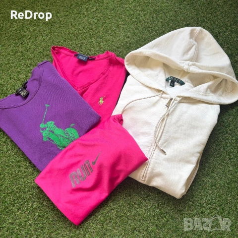 Дамски блузи с къс ръкав Ralph Lauren, G-Star, Tommy Hilfiger