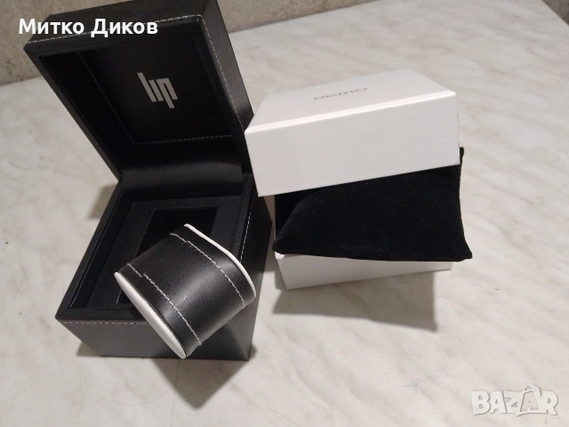 кутия за часовник Seiko и Lip нови с възглавнички и на Timex с книжка, снимка 12 - Други - 55145707