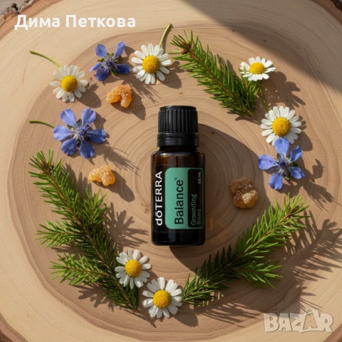 Оригинално етерично масло doTERRA Balance 15ml.