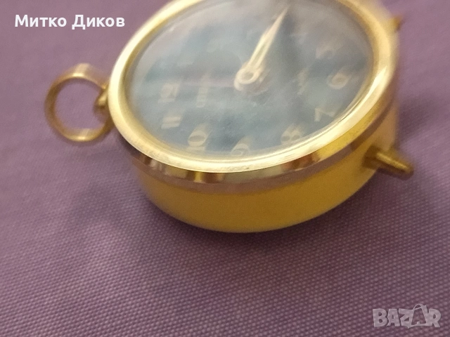 Citizen alarm vintage table clock watch часовник Япония Марков точен работи, снимка 2 - Мъжки - 54957476