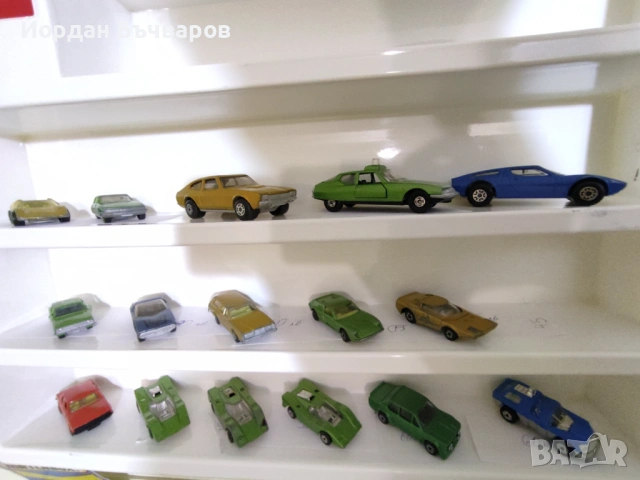 16 Бр. старо произв. метални Мачбокс Matchbox колички Made in Bulgaria