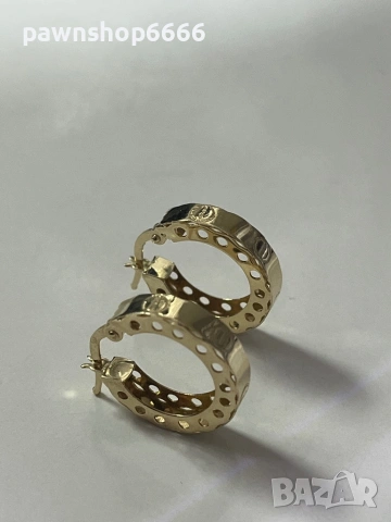 Златни обеци 14 карата 2,62 грама , снимка 6 - Обеци - 54162804