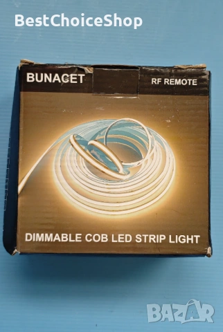 BUNACET COB LED лента 12M димируема топла бяла 3000K, снимка 5 - Лед осветление - 54939224