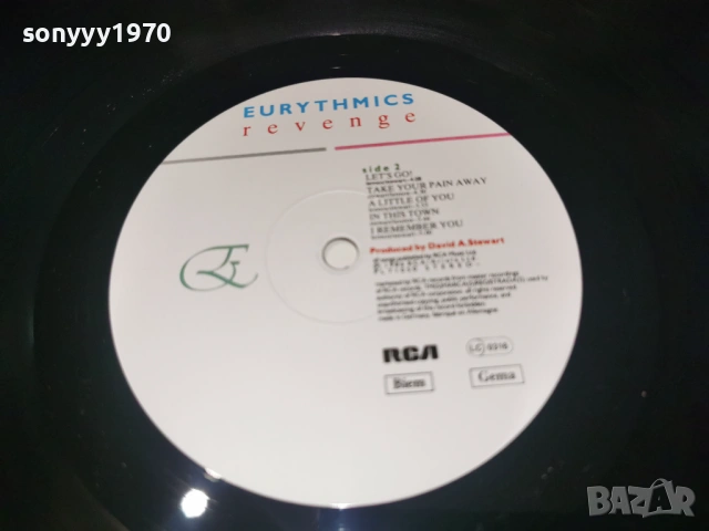 EURYTHMICS PRINTED IN WEST GERMANY 0505261918L1, снимка 8 - Грамофонни плочи - 54429356