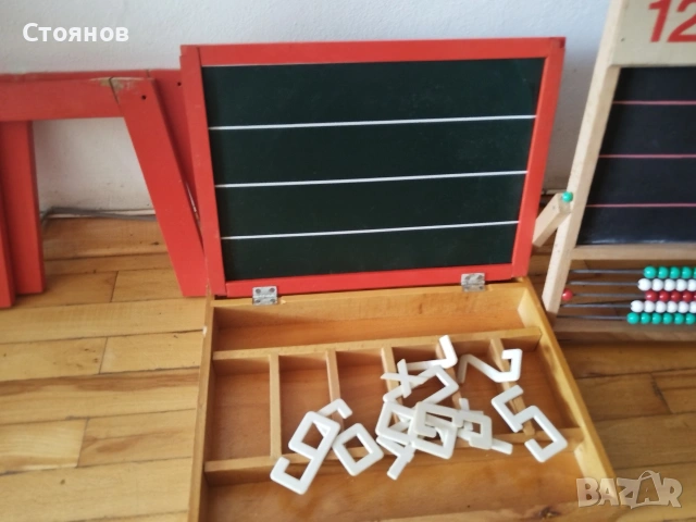 Ретро детцки дървени помагала DEHOR. MADE IN Czechoslovakia,ДСО МЛАДОСТ, снимка 4 - Антикварни и старинни предмети - 28918426