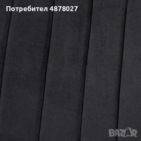 Кадифени трапезни столове с метални крака, до 120 кг, снимка 11 - Столове - 55328935