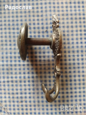 стара бронзова закачалка , снимка 4 - Декорация за дома - 54089989