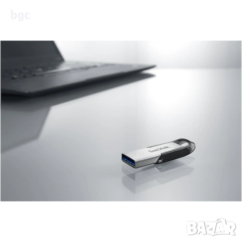 НОВА 64GB, USB 3.0, USB Flash памет SanDisk Ultra Flair, Grey/Black - 5 години гаранция, снимка 6 - USB Flash памети - 55124488
