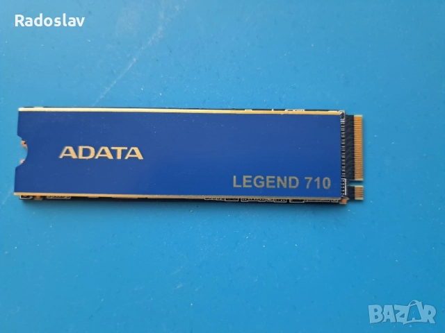 SSD диск ADATA Legend 710 512GB M.2 NVMe PCIe Gen3 - като нов, снимка 2 - Твърди дискове - 55566280
