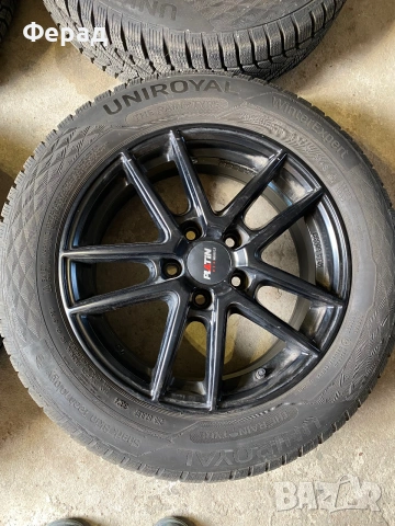 4бр 16ки джанти със зимни гуми 205/60/16 5х112 5x112, снимка 3 - Гуми и джанти - 55147641