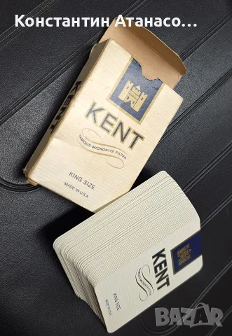 Стари колекционерски карти за игра KENT, снимка 3 - Карти за игра - 55327512