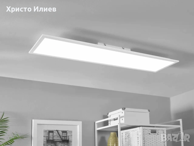 LED осветително тяло за таван Панел 100см с дистанционно, снимка 2 - Лед осветление - 54997205