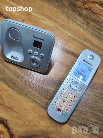 Чисто нов Безжичен Телефон Panasonic KX-TG6861 с Телефонен Секретар и Защита от Спам, снимка 7 - Други - 54859786