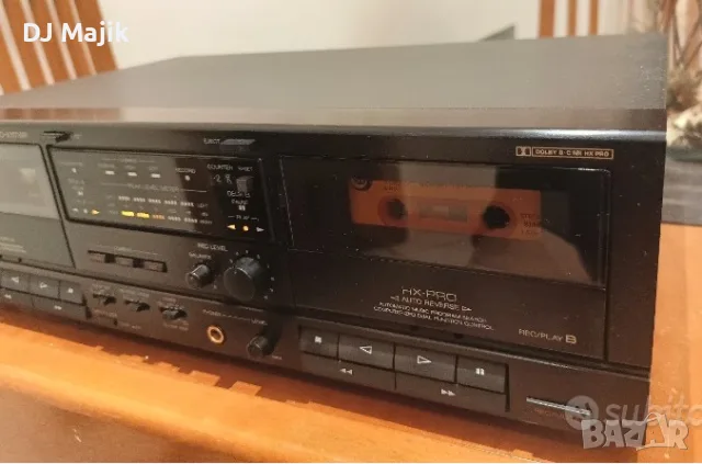 Продавам двукасетен рверсен касетен дек SANSUI D-X117WR, снимка 2 - Декове - 55600694
