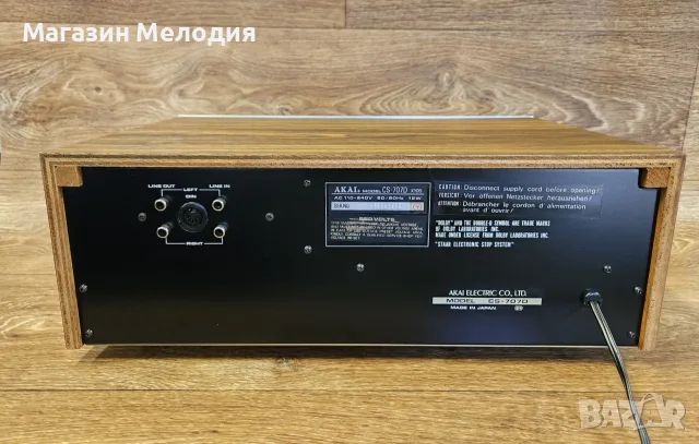 Касетен дек Akai CS-707D – Винтидж аналогов шедьовър от Златната ера, снимка 12 - Декове - 55483758