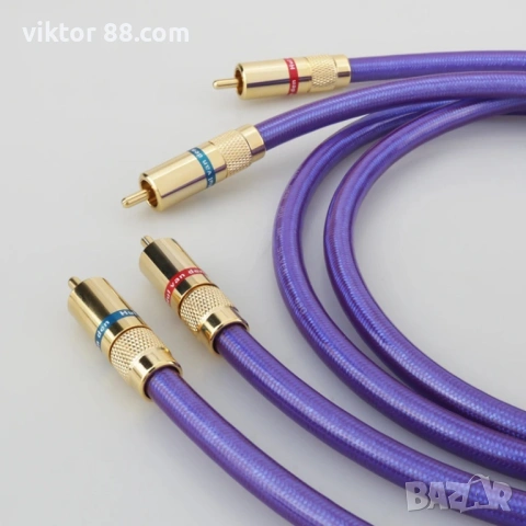 RCA Interconnect Аudio Cable – №22, снимка 2 - Други - 54050372