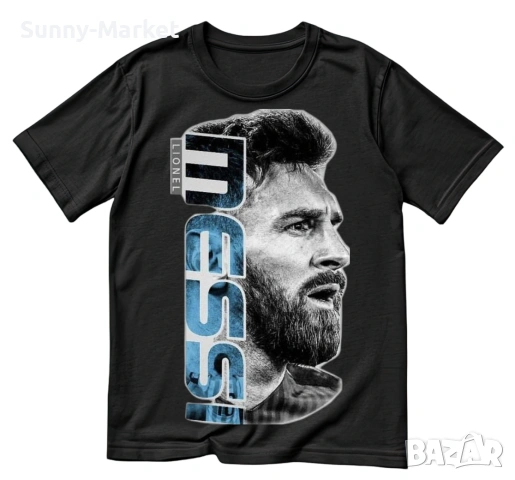 Тениска Меси Messi принт печат футболна фланелка размери от S-5XL