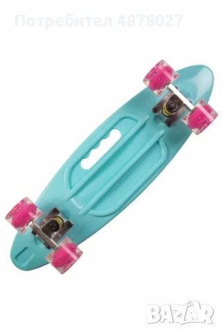 Портативен пени борд Action One ABEC-7,PU,Алуминий, Светещи гуми, снимка 17 - Скейтборд, ховърборд, уейвборд - 55564753