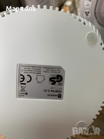Малък Настолен Вентилатор с LED осветление / БЯЛ, снимка 10 - Вентилатори - 54750272