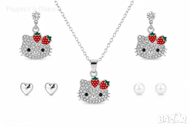 Комплект Hello Kitty в подаръчна кутийка