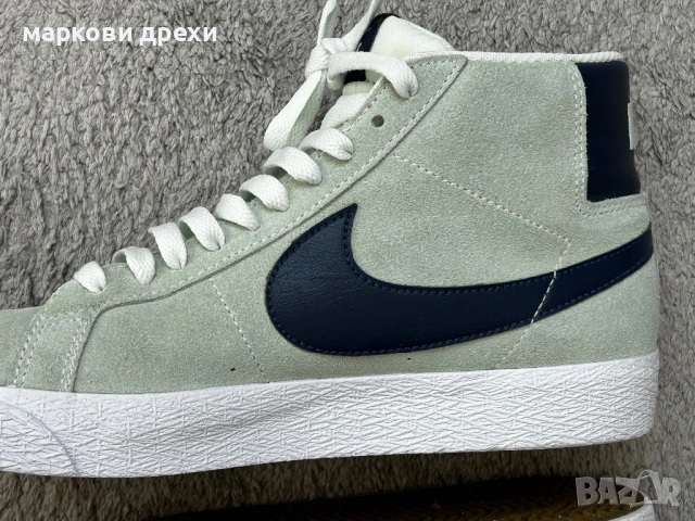 Nike SB Zoom Blazer Mid Barely Green 40, снимка 3 - Дамски ежедневни обувки - 54340527