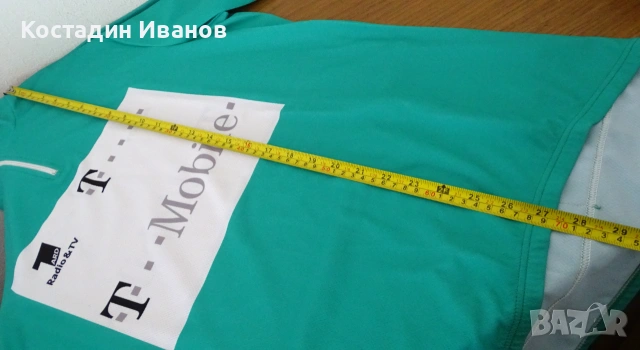 Deutsche Telekom T-Mobile зелено трико вело джърси тениска, снимка 7 - Спортни дрехи, екипи - 55151374
