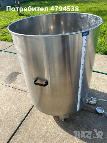 ПРОФЕСИОНАЛЕН НЕМСКИ INOX СЪД 450L / COR450 – КАТО НОВ, снимка 4 - Други машини и части - 54345284