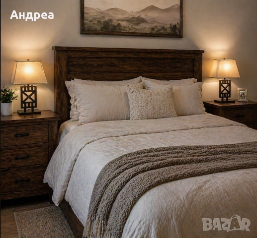 Комплект 2 бр. нощни лампи, снимка 2 - Настолни лампи - 54274020