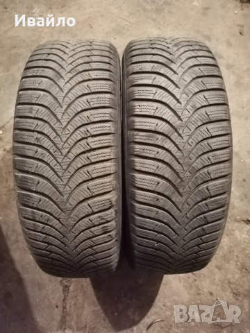 Продавам 2 броя зимни гуми 195.65.15 на 1 сезон дот 2021 Hankook 